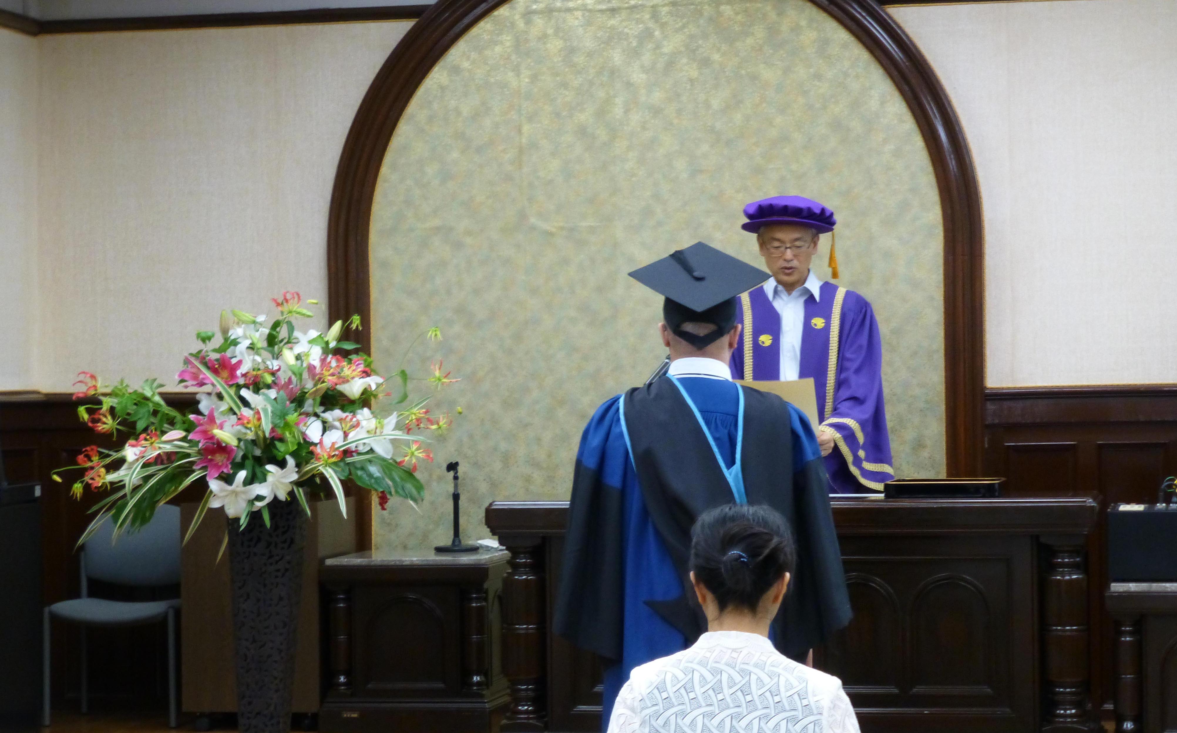 Director of Managing Committee Yasunobu NAKAMURA's congratulatory speech